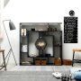 HANAH HOME Polica za knjige Labrina Black - slika 3