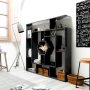 HANAH HOME Polica za knjige Labrina Black - slika 2