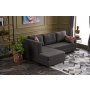 Atelier del Sofa Ugaona garnitura Ece Left Anthracite - slika 2