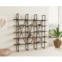 HANAH HOME Polica za knjige Beylerbeyi Walnut - slika 2
