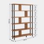 HANAH HOME Polica za knjige Meta Black - slika 5