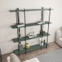 HANAH HOME Polica za knjige Moss Green Black - slika 4
