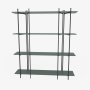 HANAH HOME Polica za knjige Moss Green Black - slika 5