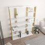 HANAH HOME Polica za knjige Jenny White Gold - slika 3