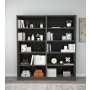 HANAH HOME Polica za knjige Bigs Dark Grey - slika 2
