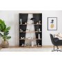 HANAH HOME Polica za knjige Lissa Bookshelf Black - slika 2