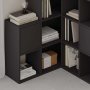 HANAH HOME Polica za knjige Paleo Black - slika 5