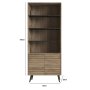 HANAH HOME Polica za knjige FRN 7009 - slika 3