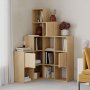 HANAH HOME Polica za knjige Paleo Sapphire Oak - slika 4