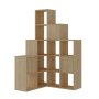 HANAH HOME Polica za knjige Paleo Sapphire Oak - slika 1
