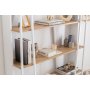 HANAH HOME Polica za knjige Lissa Bookshelf White - slika 3