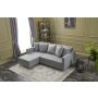 Atelier del Sofa Ugaona garnitura Aydam Left Grey - slika 2
