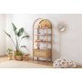 HANAH HOME Polica za knjige Nala 75 Natural - slika 1
