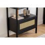 HANAH HOME Polica za knjige Nala 76 Black - slika 5