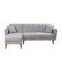 Atelier del Sofa Ugaona garnitura Aqua Corner Left Grey - slika 4