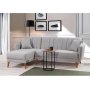 Atelier del Sofa Ugaona garnitura Aqua Corner Left Grey - slika 1