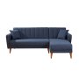 Atelier del Sofa Ugaona garnitura Aqua Corner Right Dark Blue - slika 4