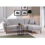 Atelier del Sofa Ugaona garnitura Aqua Corner Right Grey - slika 1