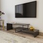 HANAH HOME TV polica Ovit Anthracite - slika 3