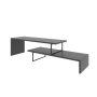 HANAH HOME TV polica Ovit Anthracite - slika 1