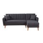 Atelier del Sofa Ugaona garnitura Aqua Coner Right Dark Grey - slika 4