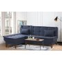 Atelier del Sofa Ugaona garnitura Santo Left Dark Blue - slika 1