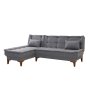 Atelier del Sofa Ugaona garnitura Santo Left Dark Grey - slika 3