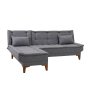 Atelier del Sofa Ugaona garnitura Santo Left Dark Grey - slika 5