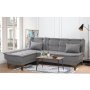 Atelier del Sofa Ugaona garnitura Santo Left Grey - slika 1