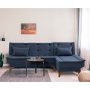 Atelier del Sofa Ugaona garnitura Santo Dark Blue - slika 2