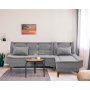 Atelier del Sofa Ugaona garnitura Santo Grey - slika 2