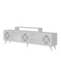 HANAH HOME TV polica Sinef White - slika 1