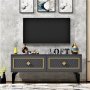 HANAH HOME TV polica Arel Anthracite Gold - slika 2