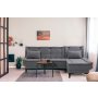 Atelier del Sofa Ugaona garnitura Santo S Dark Grey - slika 2