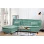 Atelier del Sofa Ugaona garnitura Kelebek Kose Left Sea Green - slika 1