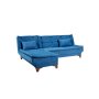 Atelier del Sofa Ugaona garnitura Kelebek Kose Left Dark Blue - slika 5