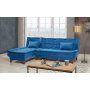 Atelier del Sofa Ugaona garnitura Kelebek Kose Left Dark Blue - slika 1