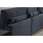 Atelier del Sofa Sofa Line With Side Table Black - slika 3