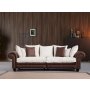 Atelier del Sofa Sofa trosed Fresno 3 Brown White - slika 1