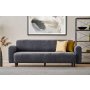 Atelier del Sofa Sofa trosed Noya Chenille Grey - slika 1