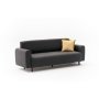 Atelier del Sofa Sofa trosed Noya Linen Anthracite - slika 5
