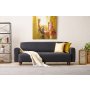 Atelier del Sofa Sofa trosed Noya Linen Anthracite - slika 1