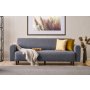Atelier del Sofa Sofa trosed Noya Linen Grey - slika 1