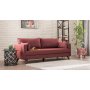 Atelier del Sofa Sofa trosed Bella Sofa For 3 Pr Claret Red - slika 1