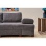Atelier del Sofa Sofa trosed Perenna Chenille Grey - slika 4
