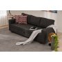 Atelier del Sofa Sofa trosed Aly Anthracite - slika 2