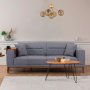 Atelier del Sofa Sofa trosed Liones 3 Dark Grey - slika 1