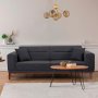 Atelier del Sofa Sofa trosed Liones 33 Anthracite - slika 1