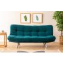 Atelier del Sofa Sofa trosed Misa Small Sofabed Petrol Green - slika 2