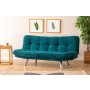 Atelier del Sofa Sofa trosed Misa Small Sofabed Petrol Green - slika 1